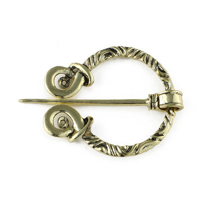 Viking Pirate Belt Buckle Collar Pin
