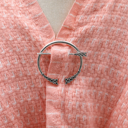 Viking Pirate Belt Buckle Collar Pin