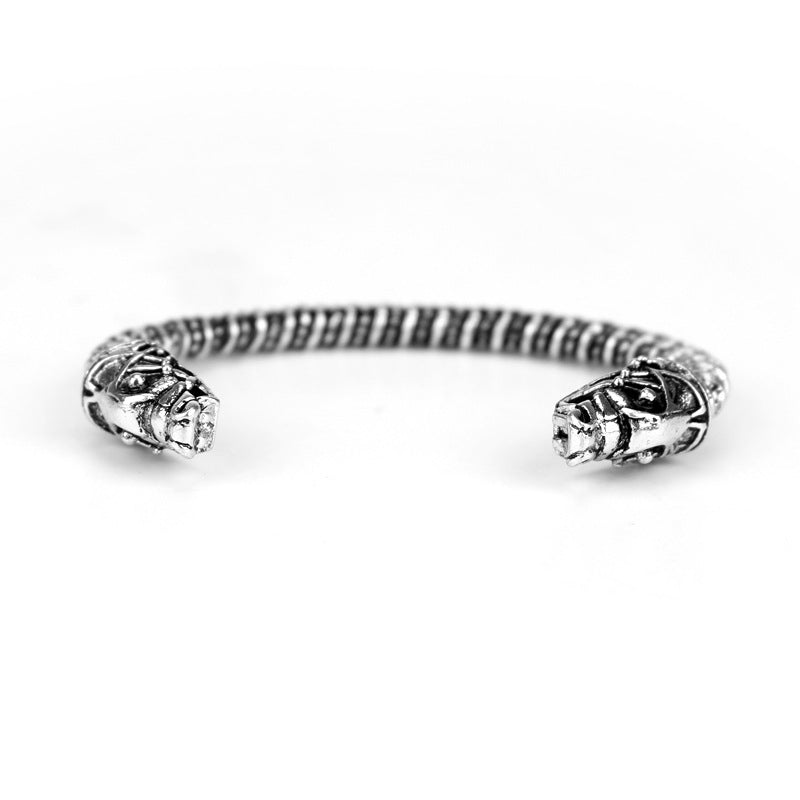 Fenrir Viking Men'S Pagan Alloy Bracelet