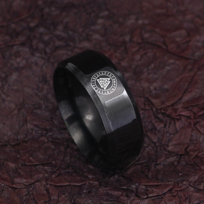 Man's Vintage Viking Rune Domineering Ring