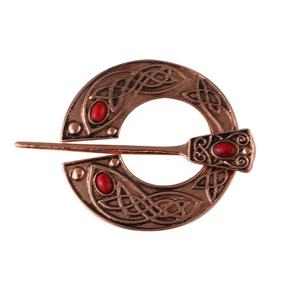 Viking Pirate Belt Buckle Collar Pin