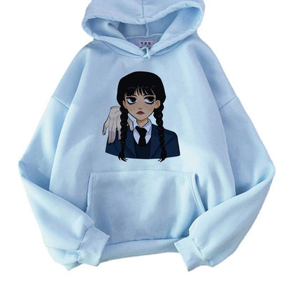 Neo-Gothic Printed Hoodie