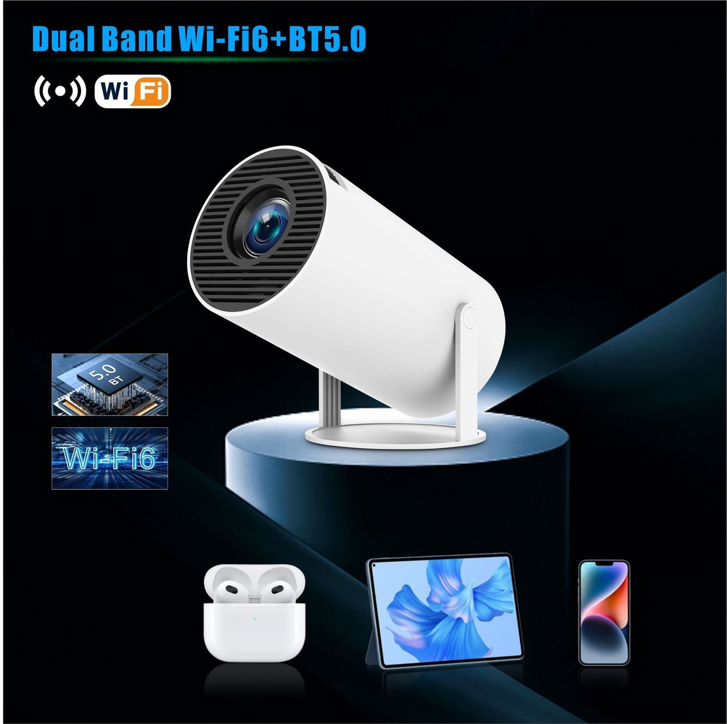 HY300 Pro Projector Portable