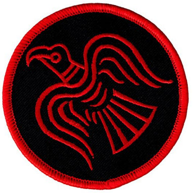 Viking Flag Epaulet Embroidery Velcro Label