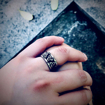Beier Nordic Personalized Ornament Simple Viking Ring