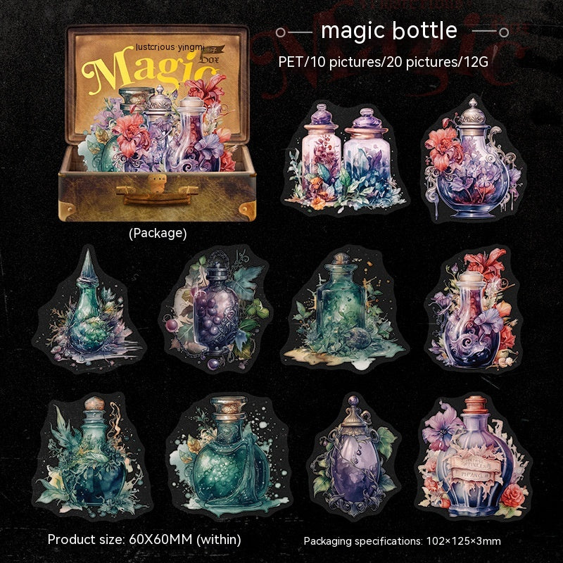 Mojing Gothic PET Sticker Bag