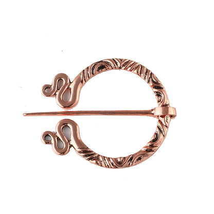 Viking Pirate Belt Buckle Collar Pin