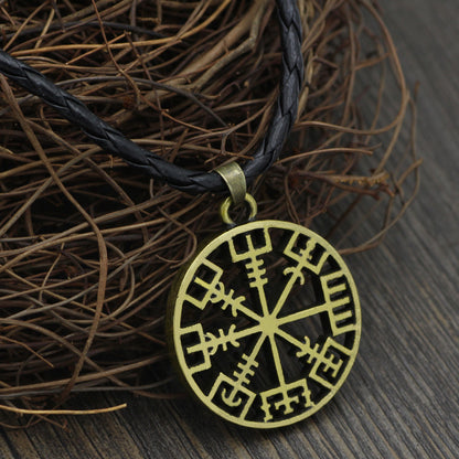 Viking Compass Men's Accessory Pendant Necklace