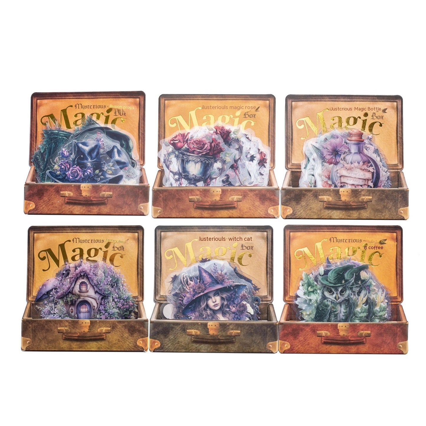 Mojing Gothic PET Sticker Bag