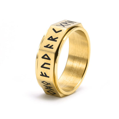 Viking Stainless Steel Can Be Rotatable Ring