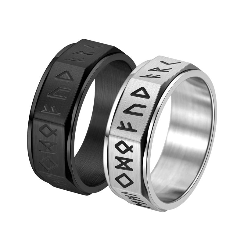 Viking Stainless Steel Can Be Rotatable Ring