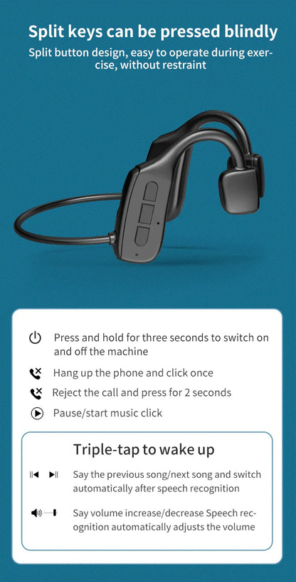 Audífonos Bluetooth oído abierto