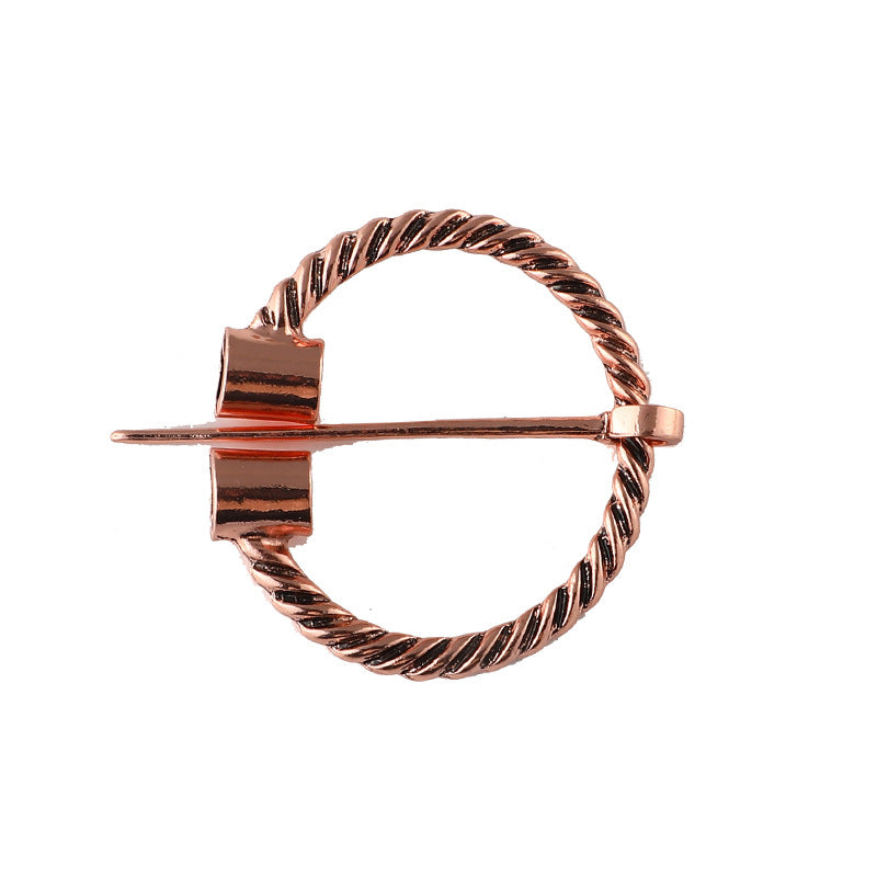 Viking Pirate Belt Buckle Collar Pin
