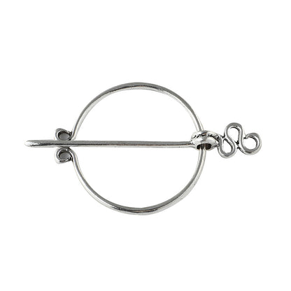 Viking Pirate Belt Buckle Collar Pin