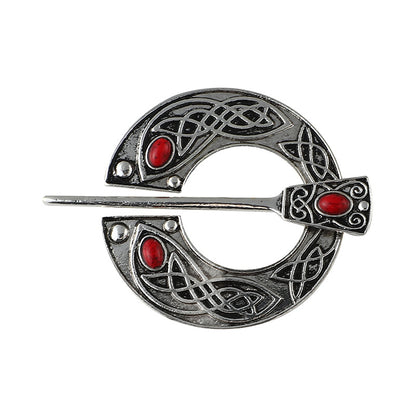 Viking Pirate Belt Buckle Collar Pin