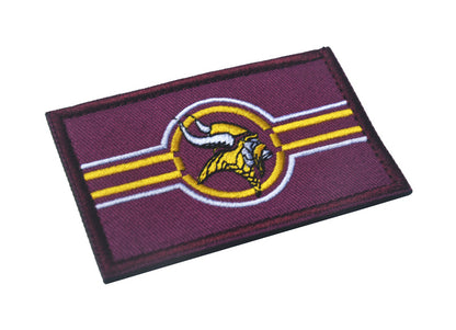 Viking Flag Epaulet Embroidery Velcro Label