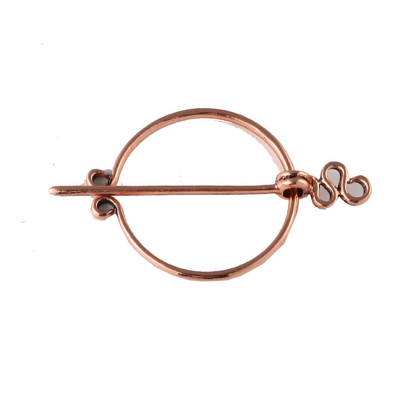 Viking Pirate Belt Buckle Collar Pin