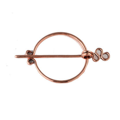 Viking Pirate Belt Buckle Collar Pin