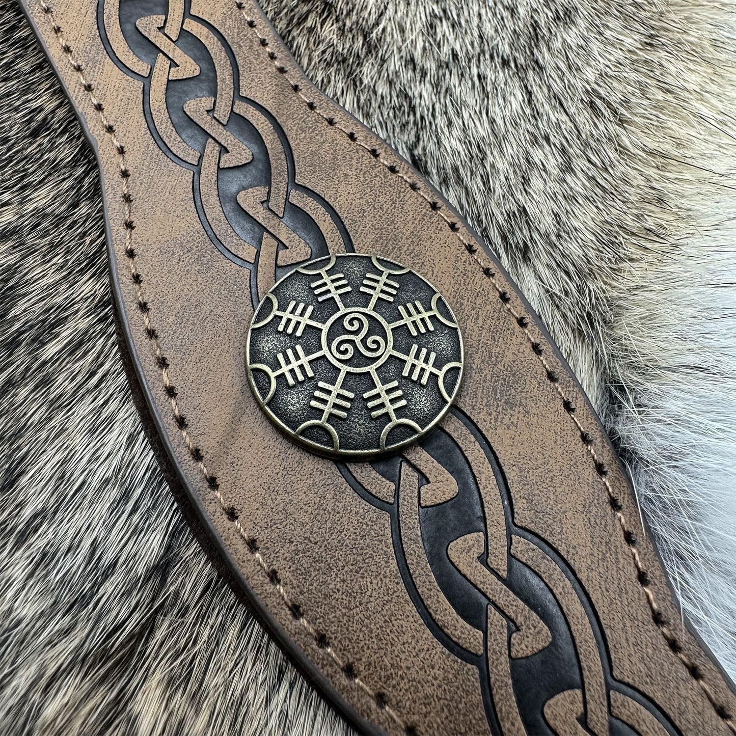 Medieval Wreath Nordic Viking Style Retro