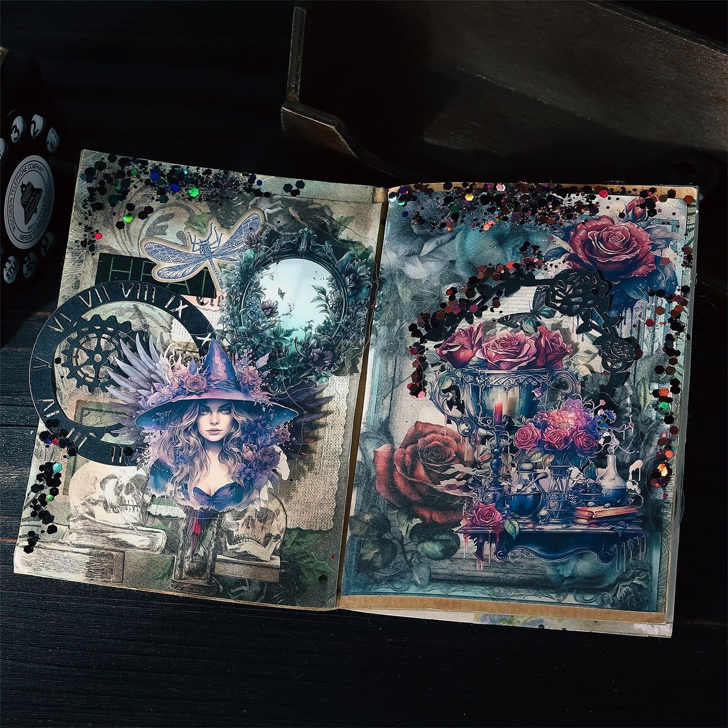 Mojing Gothic PET Sticker Bag