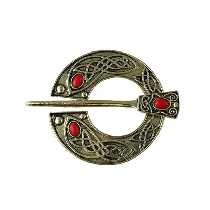 Viking Pirate Belt Buckle Collar Pin