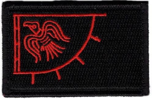 Viking Flag Epaulet Embroidery Velcro Label