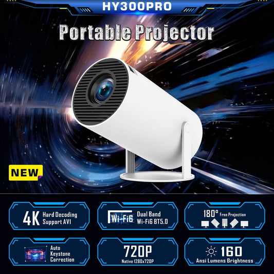 HY300 Pro Projector Portable