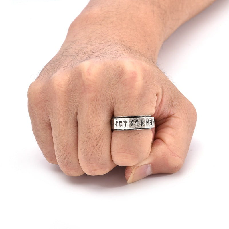 Viking Stainless Steel Can Be Rotatable Ring